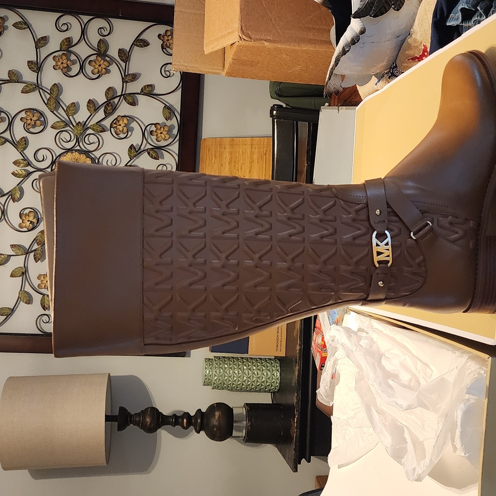 Michael Kors Chocolate Brown Knee-High Boots